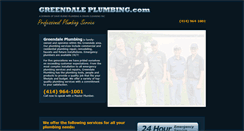 Desktop Screenshot of greendaleplumbing.com